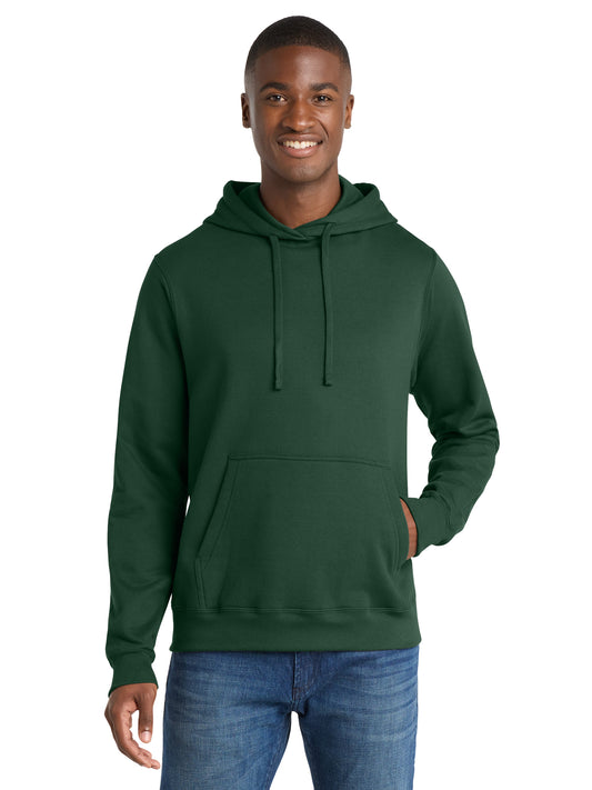 Men's Fleece Hooded Sweatshirt - PC850H - Forest Green
