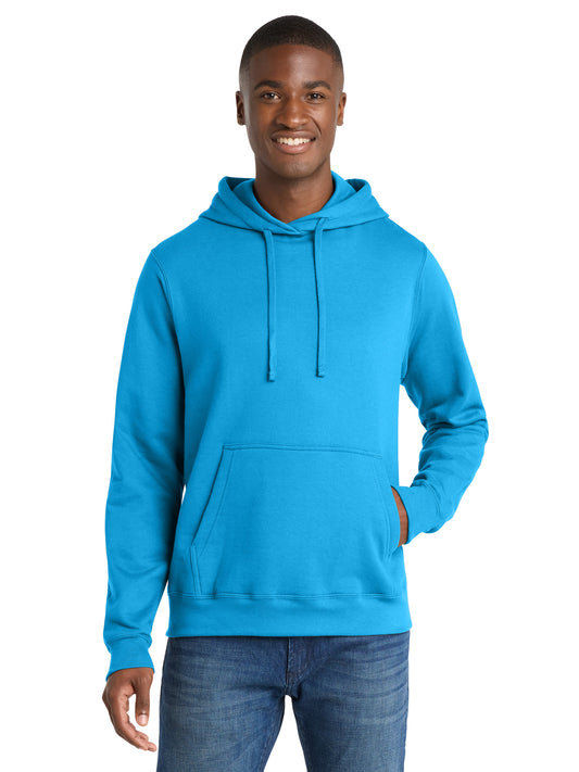 Men's Fleece Hooded Sweatshirt - PC850H - Sapphire