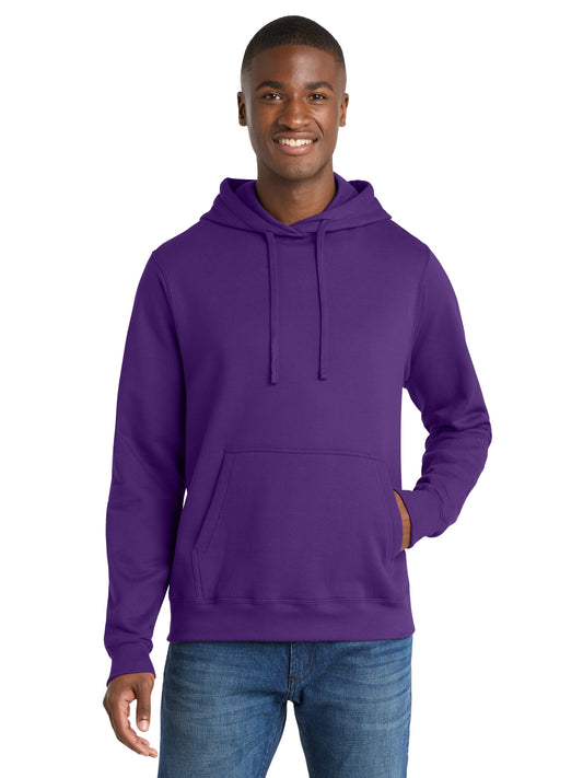 Men's Fleece Hooded Sweatshirt - PC850H - Team Purple