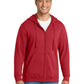 Men's Fleece Full-Zip Hooded Sweatshirt - PC850ZH - Team Cardinal