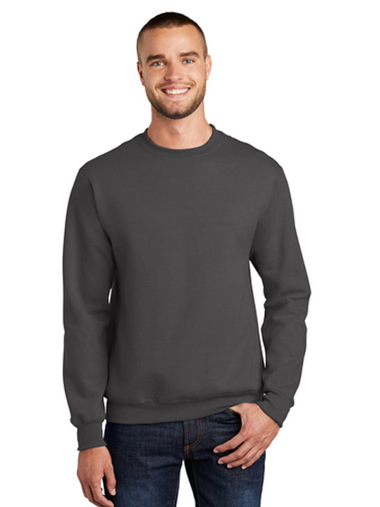 Men's Essential Fleece Crewneck Sweatshirt - PC90 - Charcoal