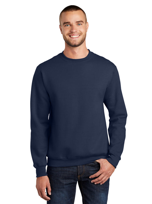 Men's Essential Fleece Crewneck Sweatshirt - PC90 - Navy