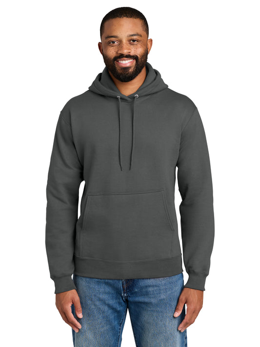 Men's 1-Pocket Fleece Hooded Sweatshirt - PC90H - Charcoal
