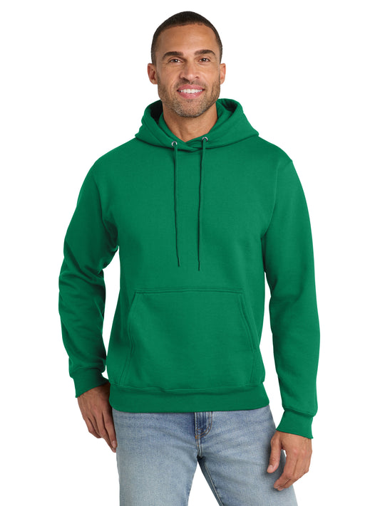 Men's 1-Pocket Fleece Hooded Sweatshirt - PC90H - Kelly