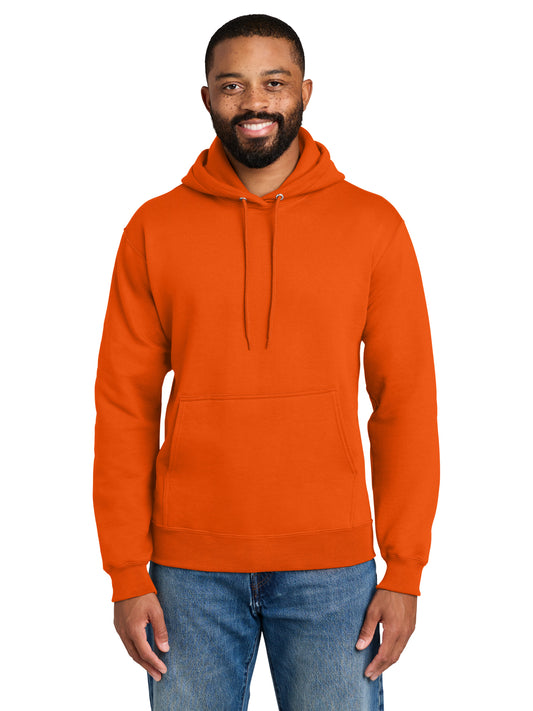 Men's 1-Pocket Fleece Hooded Sweatshirt - PC90H - Orange