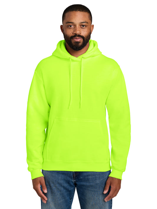 Men's 1-Pocket Fleece Hooded Sweatshirt - PC90H - Safety Green