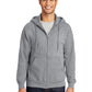 Men's Essential Fleece Full-Zip Hooded Sweatshirt - PC90ZH - Athletic Heather