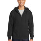 Men's Essential Fleece Full-Zip Hooded Sweatshirt - PC90ZH - Jet Black