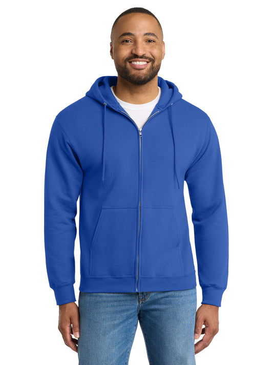 Men's Tall Essential Fleece Full-Zip Hooded Sweatshirt - PC90ZHT - Royal