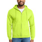 Men's Tall Essential Fleece Full-Zip Hooded Sweatshirt - PC90ZHT - Safety Green