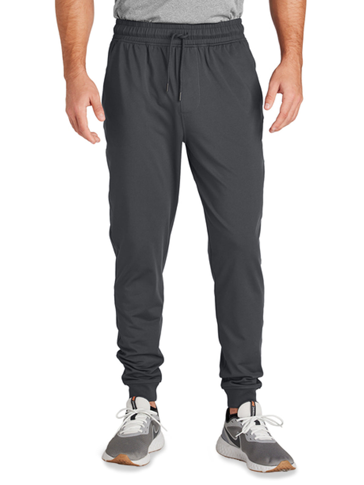 Men's 3-Pocket Stretch Jogger - PST858 - Charcoal Grey