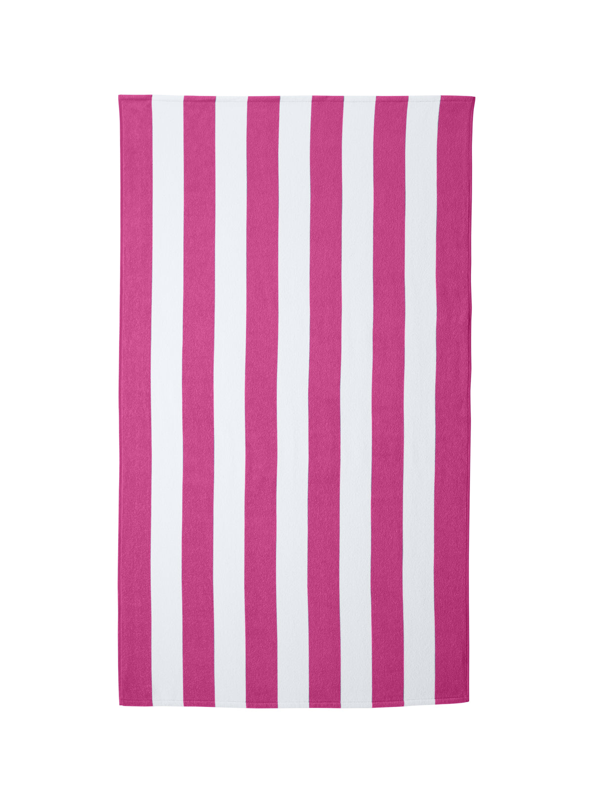 Cabana Stripe Beach Towel - PT43 - Tropical Pink
