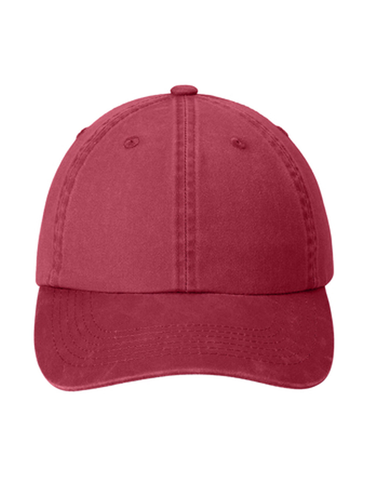 Unisex Garment Washed Cap - PWU - Berry