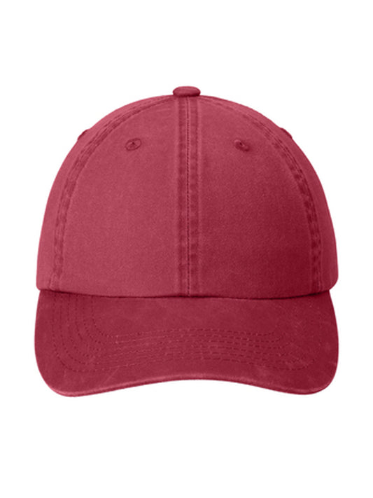 Unisex Garment Washed Cap - PWU - Berry