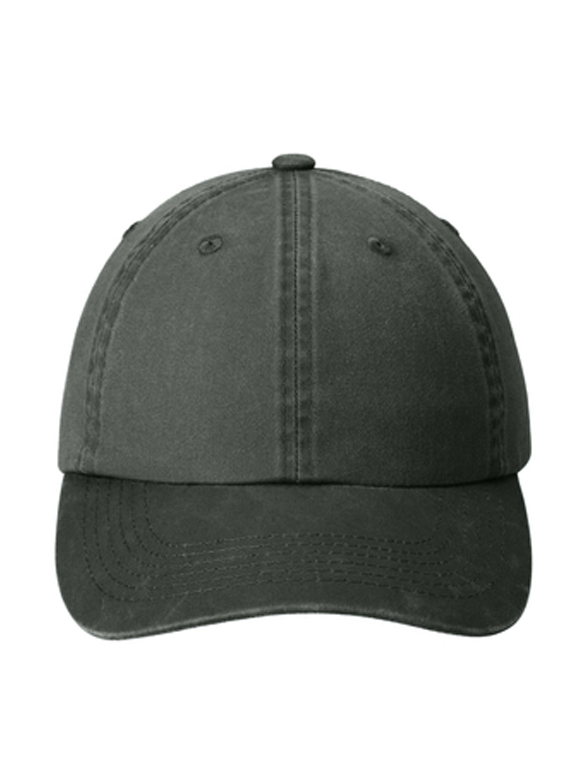 Unisex Garment Washed Cap - PWU - Black