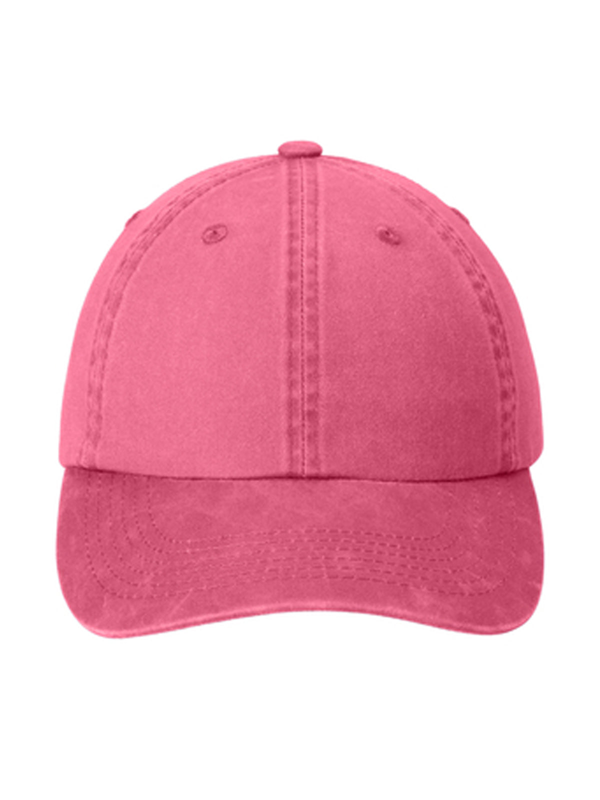 Unisex Garment Washed Cap - PWU - Bright Pink