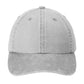 Unisex Garment Washed Cap - PWU - Chrome