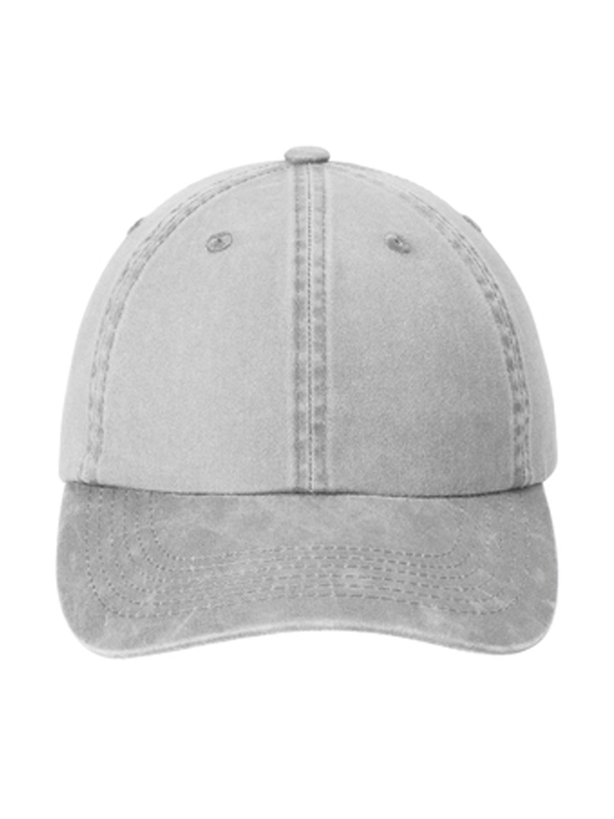 Unisex Garment Washed Cap - PWU - Chrome