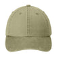 Unisex Garment Washed Cap - PWU - Khaki