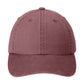 Unisex Garment Washed Cap - PWU - Maroon