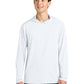 Men's Clutch Long Sleeve Hoodie - RA7110LSH - White