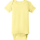 Unisex Infant Short Sleeve Baby Rib Bodysuit - RS4400 - Banana