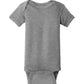 Unisex Infant Short Sleeve Baby Rib Bodysuit - RS4400 - Granite Heather