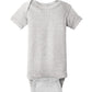 Unisex Infant Short Sleeve Baby Rib Bodysuit - RS4400 - Heather