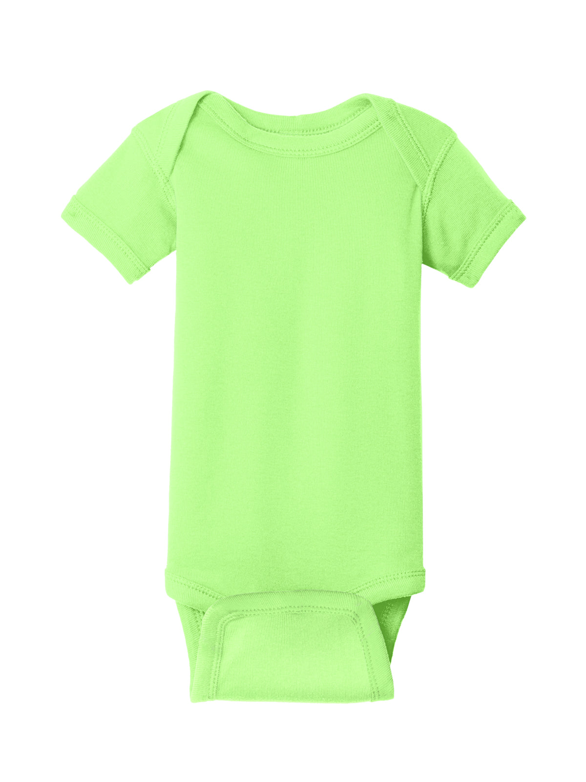 Unisex Infant Short Sleeve Baby Rib Bodysuit - RS4400 - Key Lime