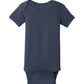 Unisex Infant Short Sleeve Baby Rib Bodysuit - RS4400 - Navy