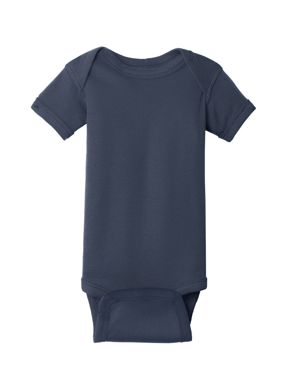 Unisex Infant Short Sleeve Baby Rib Bodysuit - RS4400 - Navy