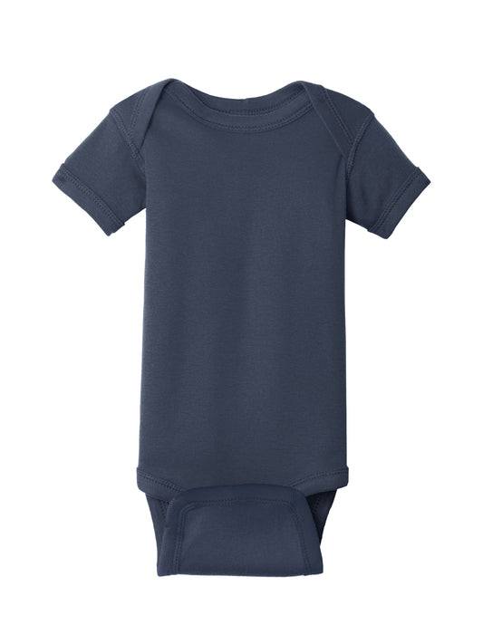 Unisex Infant Short Sleeve Baby Rib Bodysuit - RS4400 - Navy