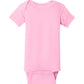 Unisex Infant Short Sleeve Baby Rib Bodysuit - RS4400 - Pink