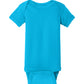 Unisex Infant Short Sleeve Baby Rib Bodysuit - RS4400 - Turquoise