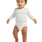 Unisex Infant Long Sleeve Jersey Bodysuit - RS4421 - Rainbow Stripe