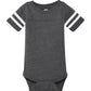 Unisex Infant Football Fine Jersey Bodysuit - RS4437 - Vintage Smoke/Blended White