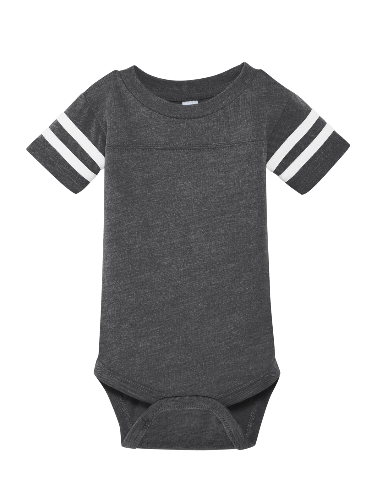 Unisex Infant Football Fine Jersey Bodysuit - RS4437 - Vintage Smoke/Blended White