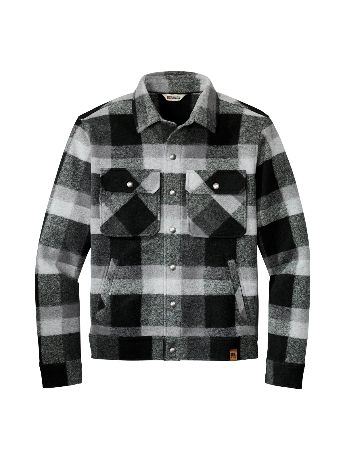 Men's 4-Pocket Basin Jacket - RU550 - Deep Black Plaid