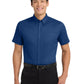 Men's Short Sleeve Easy Case Shirt - S508 - Royal/Classic Navy