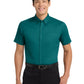 Men's Short Sleeve Easy Case Shirt - S508 - Teal Green