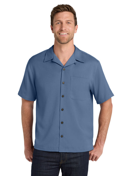Men's Easy Care Camp Shirt - S535 - Blue