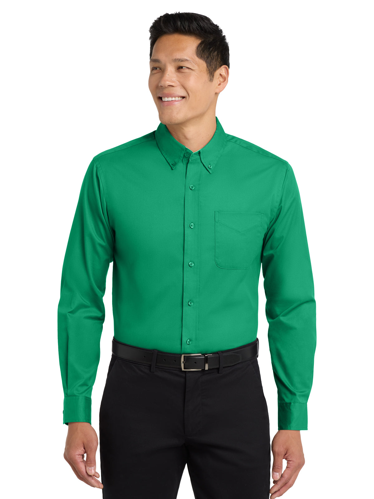Men's Easy Care Shirt - S608 - Court Green