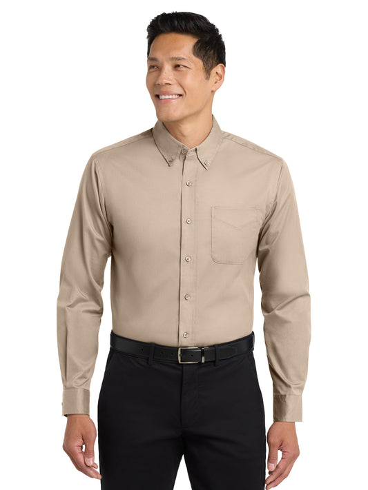 Men's Easy Care Shirt - S608 - Stone