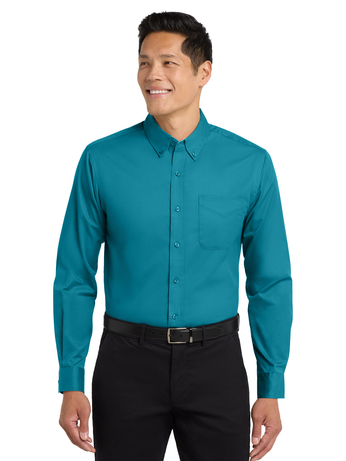 Men's Easy Care Shirt - S608 - Teal Green
