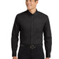 Men's Long Sleeve Easy Case Shirt - S608ES - Black/Light Stone
