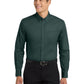 Men's Long Sleeve Easy Case Shirt - S608ES - Dark Green/Navy