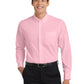 Men's Long Sleeve Easy Case Shirt - S608ES - Light Pink