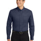 Men's Long Sleeve Easy Case Shirt - S608ES - Navy/Light Stone