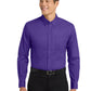 Men's Long Sleeve Easy Case Shirt - S608ES - Purple/Light Stone