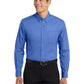 Men's Long Sleeve Easy Case Shirt - S608ES - Ultramarine Blue